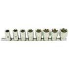 Laser 5656 1/2" Dive 8 piece Torx Plus® Socket Set with Rail