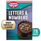 Dr. Oetker White Chocolate Letters & Numbers 40g
