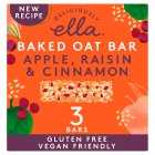 Deliciously Ella Gluten Free & Vegan Apple, Raisin Oat Bars, 3x50g