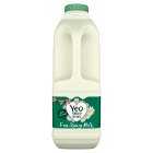 Yeo Valley Organic Fresh Semi-Skimmed Milk, 1litre