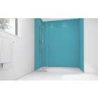 Mermaid Sky Blue Matte Acrylic 3 sided Shower Panel Kit