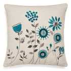 Scandi Field Embroidered Cushion