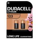Duracell High Power Lithium 123 Batteries 3V (CR123 / CR123A / CR17345) 2 per pack