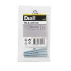 Diall Raised-countersunk Zinc-plated Carbon steel Switch box screw (Dia)3.5mm (L)50mm, Pack of 4