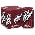 Dr Pepper Cans 4 x 330ml