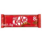 KitKat 4 Finger Milk Chocolate Bar Pack of 8 332g