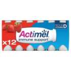 Actimel Strawberry Yogurt Drinks 12 x 100g