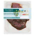 Waitrose British Lamb Leg Steaks with Mint, 250g