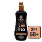 Australian Gold SPF 50 Sunscreen Spray with Instant Bronzer 237ml