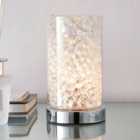 Adela Pad Chrome Touch Dimmable Table Lamp