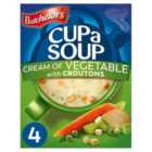 Batchelors Cup a Soup Cream of Vegetable with Croutons 4 Sachets 120g