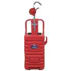 Sealey DT55RCOMBO1 55L Mobile Dispensing Tank with Oil Rotary Pump - Red