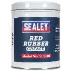 Sealey SCS110 500g Red Rubber Grease 