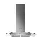 Zanussi ZHC92352X 90cm Chimney Hood with Curved Glass - Stainless Steel