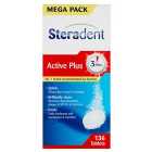 Steradent Active Plus Denture Cleaner Menthol Tablets 136 per pack