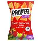 Properchips Sweet Sriracha Lentil Chips 20g