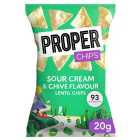 Properchips Sour Cream & Chive Lentil Chips 20g