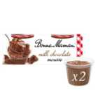 Bonne Maman Milk Chocolate Mousse 2 x 70g