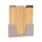 Set of 3 Wooden Chopping Boards with Stand