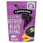 Capsicana Mexican Refried Chipotle Black Beans Medium 200g