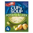 Batchelors Cup a Soup Potato & Leek 4 Sachets 107g