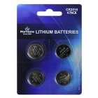 Morrisons Lithium Batteries Cr2016 4 per pack