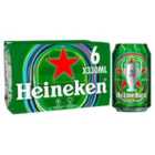 Heineken Premium Lager Beer Cans 6 x 330ml