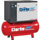 Clarke SSE25C270N 23cfm 270 Litre 5.5HP Low Noise Piston Air Compressor (400V)