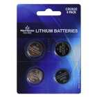 Morrisons Lithium Batteries Cr2025 4 per pack