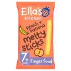 Ella's Kitchen Peach and Banana Melty Sticks Baby Snack 7+ Months 16g