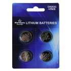Morrisons Lithium Batteries Cr2032 4 per pack