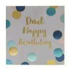 Dad Foil Spots Birthday Card